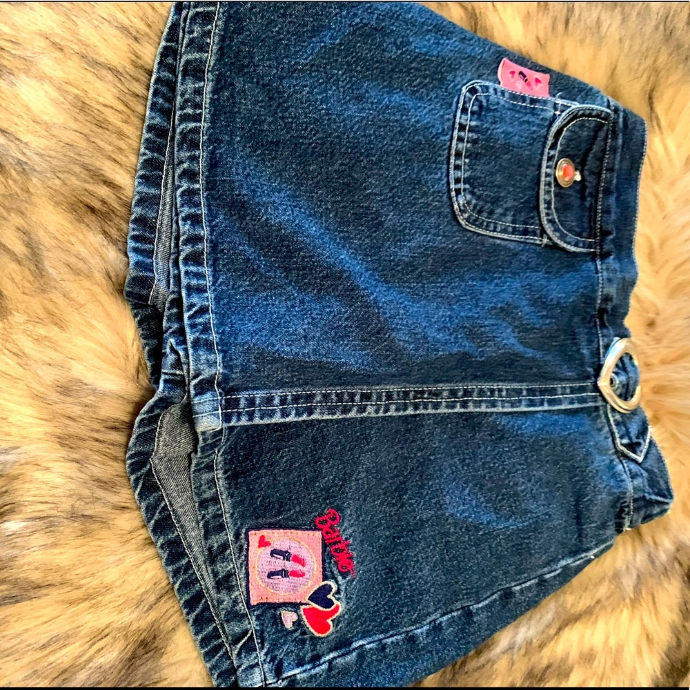 Adorable Barbie Jean skort. Girls 6